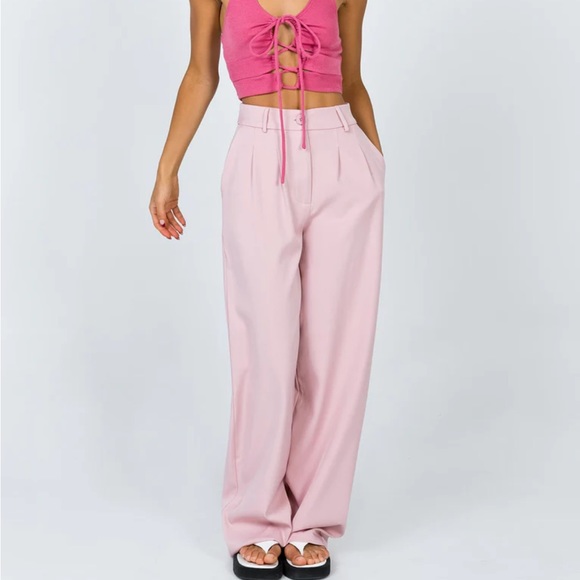 Princess Polly Pants - Pink Archer Pants